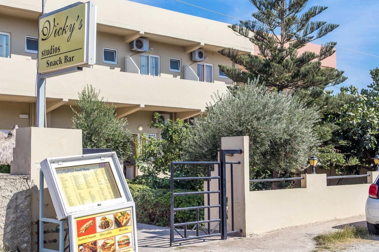 Vickys Studios Faliraki Rhodes City Exterior foto